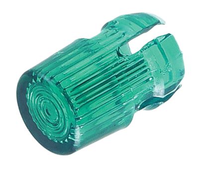 LED-linsarmatur rund/hög 3 mm för lysdiod grön