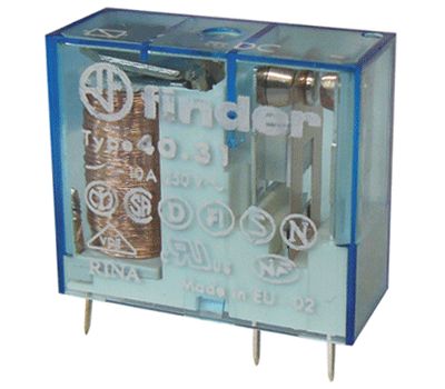 Kretskortrelä 1 växlande kontakt 5Vdc 10A