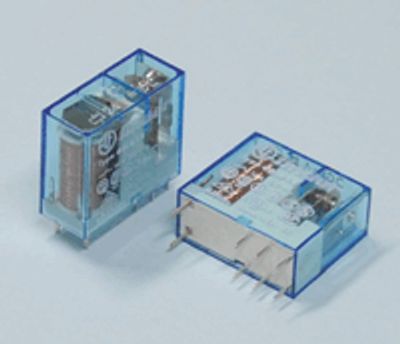 Kretskortrelä 1 växlande kontakt 12Vdc 16A