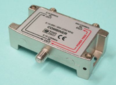 2-delad kombinationsfilter 0,15-860MHz/950-2250MHz