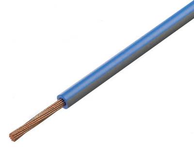 Anslutningskabel 60Vdc 0,5mm² blå/grå 100m/rll Anslutningskabel 60Vdc 0,5mm² blå/grå 100m/rll