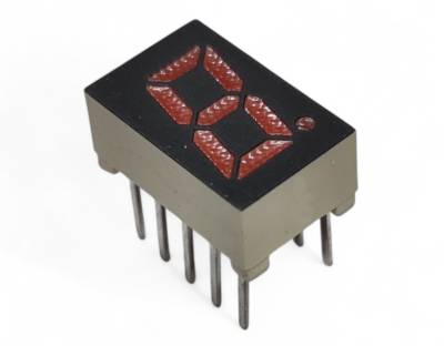 7-segmentsdisplay 7mm CC röd *