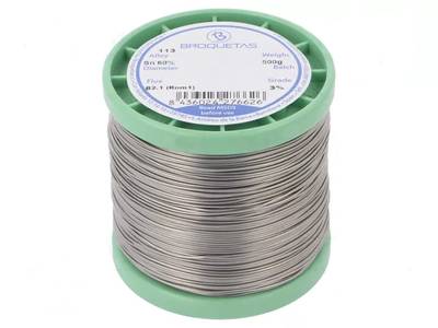 Lödtenn Sn60/Pb40 0,8mm 500g (ENDAST FÖR YRKESMÄSSIGT BRUK)