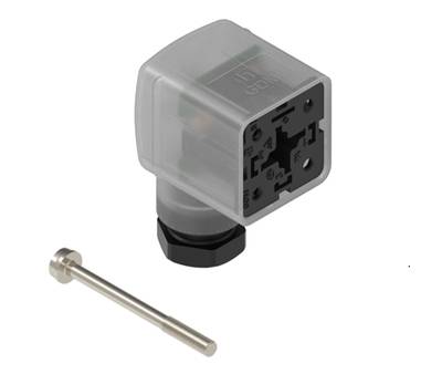 Ventilkontakt A-serien med LED-indikator 2+1-pol. 230Vac M16