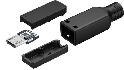 Micro-USB-B-kontakt för kabel USB2.0 0,5A
