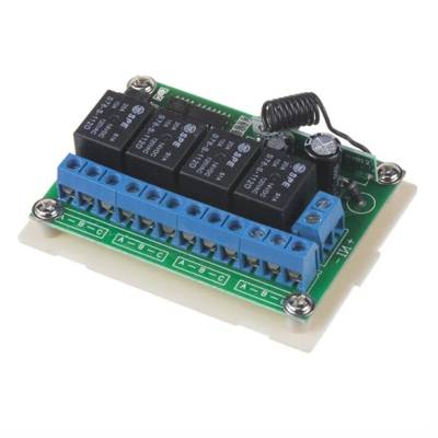 4-kanalig RF-fjärrkontrollsats (sändare/mottagare) 4-kanalig RF-fjärrkontrollsats (sändare/mottagare)
