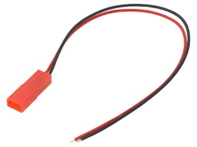 Ledningsadapter för LiPo-batterier, JST SYR-02T-kontakt, 150mm (LIPO-JST)