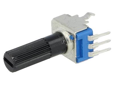 Kolpotentiometer för kretskort 6mm Kolpotentiometer för kretskort 6mm