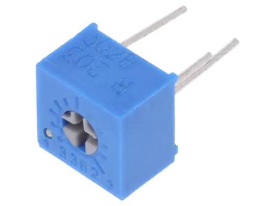 Cermet-trimmerpotentiometer horisontell modell (0,25W)