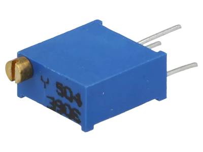 Cermet flervarvs trimmerpotentiometer lodrät modell (0,5W) Cermet flervarvs trimmerpotentiometer lodrät modell (0,5W)
