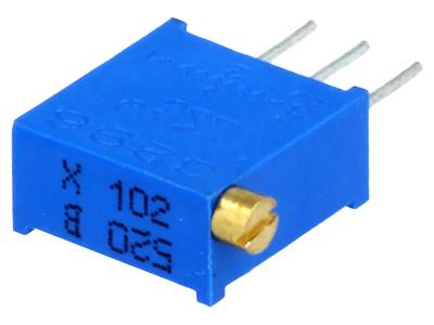 Cermet-flervarvstrimmerpotentiometer stående modell (0,5W) Cermet-flervarvstrimmerpotentiometer stående modell (0,5W)