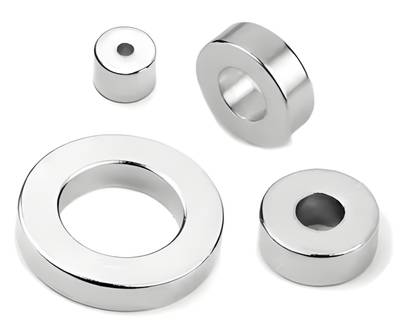 Runda neodymmagneter med hål