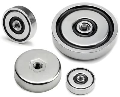 Neodymmagneter med invändig gänga