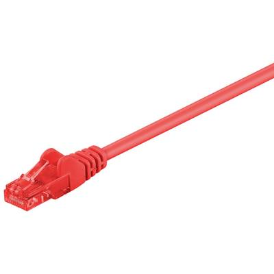 Cat6-anslutningskabel oskärmad (UTP) röd