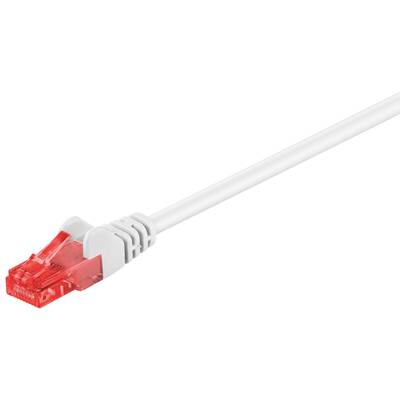 Cat6-anslutningskabel oskyddad (UTP) vit Cat6-anslutningskabel oskyddad (UTP) vit