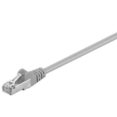 Cat5e-anslutningskabel skärmad F/UTP grå