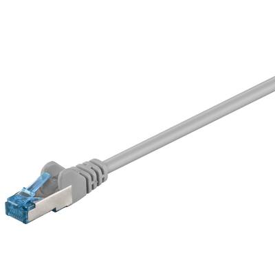 Cat6a-anslutningskabel skyddad (S/FTP) grå Cat6a-anslutningskabel skyddad (S/FTP) grå