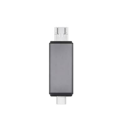 Minneskortläsare för USB-anslutning USB-A/USB-C/micro-USB 2.0 SD/micro-SD