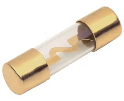 Glasrörssäkring (AGU) förgylld 10,3x38mm 32Vdc