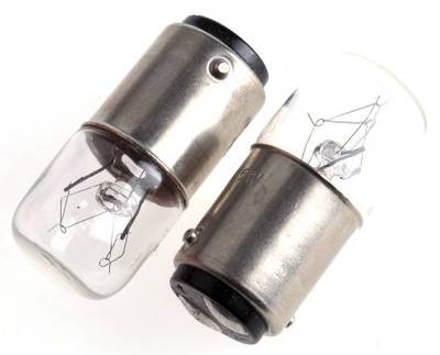 Fordonslampa Ba15d 16x35mm 12V 5W