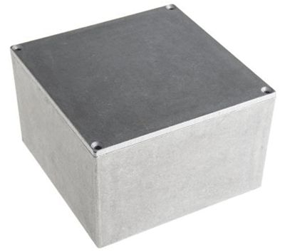 Aluminiumhölje IP54 125x125x79mm (11130PSLA)