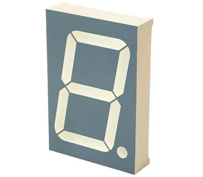 7-segmentsdisplay 45mm CA röd