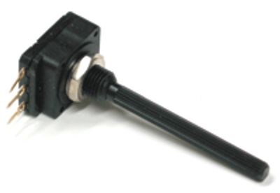 Kolpotentiometer kretskort 4mm mono, 10kohm linjär