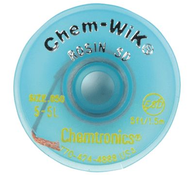 Lödningsavtagningsband 1,27 mm 1,5 m/rulle