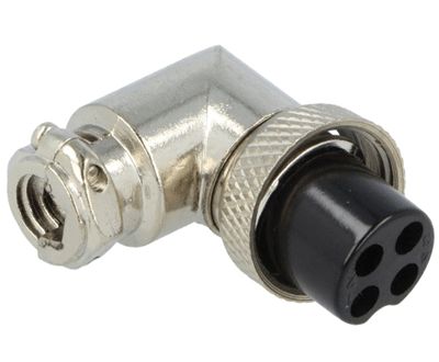 Multikontakt 4-polig vinklad hona