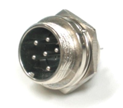 Multikontakt 6-polig hane