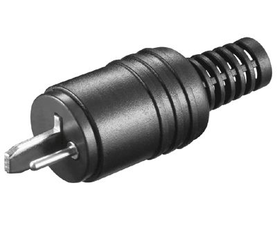 DIN-högtalaruttag hane skruvanslutning