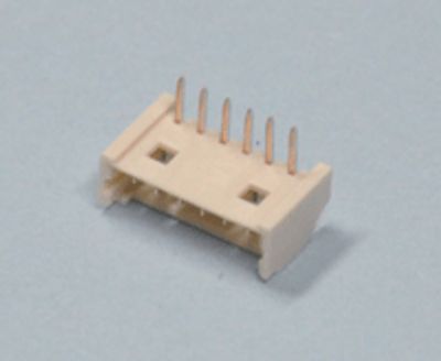 Chassikontakt för kretskort PicoBlade-serien 6-polig hane vinklad 1,25 mm