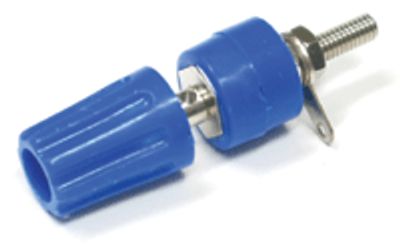 Strömskruv 16A för banankontakt 16A 50V blå (552-0200) *