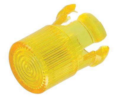 LED-linsarmatur rund/hög 5 mm för gul lysdiod