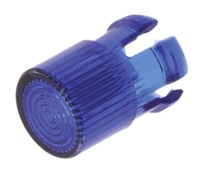 LED-linsarmatur rund/hög 5 mm för blå lysdiod *