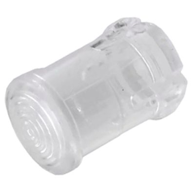 LED-linsarmatur rund/låg 5 mm för lysdiod klar