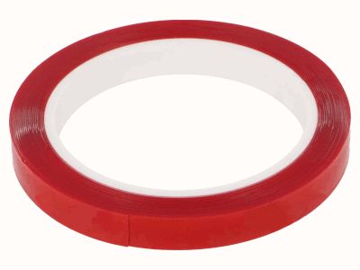 2-sidig självhäftande tejp 9mm/0,5mm klar 5,5m/rulle