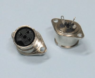 DIN-skenanslutning med bajonettlåsning 3-polig.