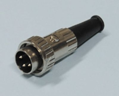 DIN-kontakt med bajonettlåsning 3-polig