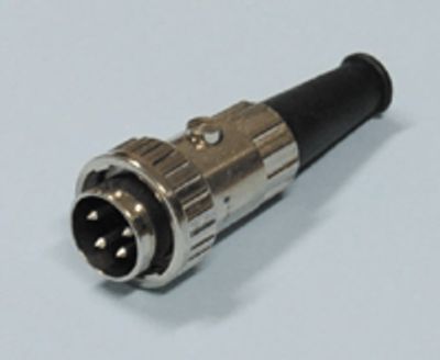 DIN-kontakt med bajonettlåsning 4-polig.