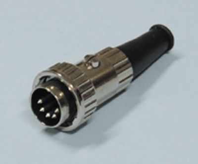 DIN-kontakt med bajonettlåsning 5-polig 45°