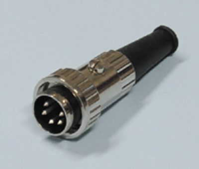 DIN-kontakt med bajonettlåsning 5-polig 60°