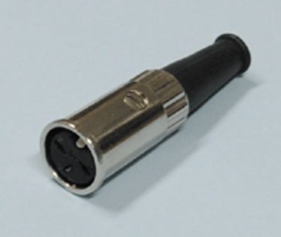 DIN-förlängningskontakt med bajonettlåsning 3-polig.