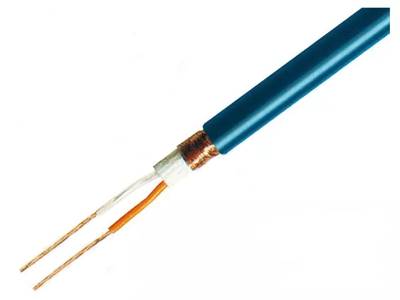 Mikrofonkabel 2x0,25mm² blå