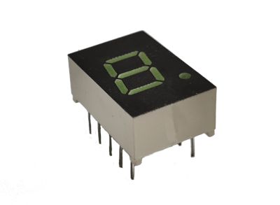 7-segmentsdisplay 7mm CA grön *