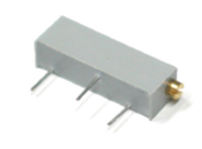 Cermet-multivarv potentiometer horisontell 500 kohm