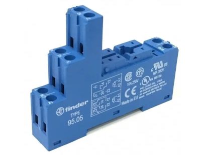 Reläfäste för DIN-skena 1- och 2-polig 4051-/4052-/4061-serien 10A