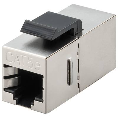 Modulär förlängningskontakt för panelmontering Cat5e 8/8-polig (RJ45) skärmad STP