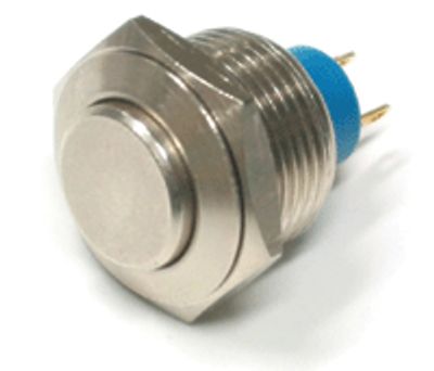 Tryckknapp, återfjädrande 1xAV-(PÅ), 0,3A 250Vac, IP65