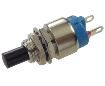 Tryckknapp stängande 1xOFF-(ON) 0,3A 250Vac (9633NAB)